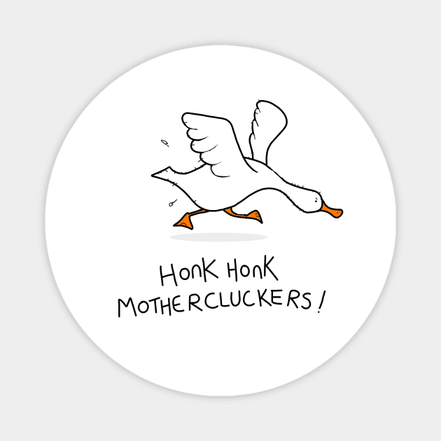 Grumpy Goose Magnet by grumpyanimals